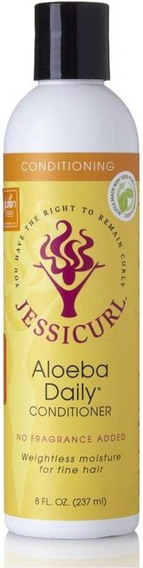 Aloeba - Daily Conditioner - 237ml - Voor Steil en Pluizig Haar - No Fragrance