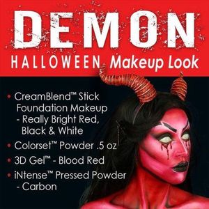 Mehron - Halloween Schmink Kit - Devil Demon - Inclusief Youtube Tutorial
