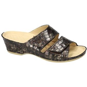 Vital -Dames - taupe donker - slippers & muiltjes - maat 36