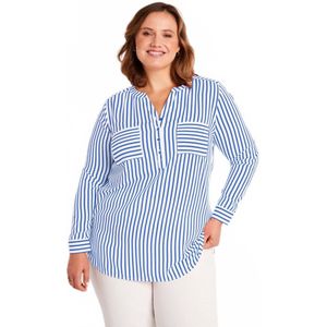 Gestreepte tuniek met lange mouwen