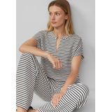 T-shirt - Gestreept - Polyestermix - Casual Pasvorm