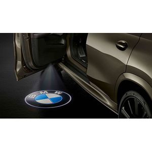 BMW - LED Deurprojectoren met BMW ///M Logo - 68mm - Set van 2 - Helder Projectiebeeld - Eenvoudige Installatie - Duurzame LED-Technologie