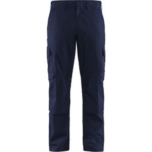 Blaklader Industrie werkbroek stretch met kniezakken 1448-1832 - Marineblauw/Korenblauw - D96