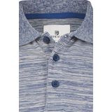 State of Art - Polo Jersey Strepen Donkerblauw - Regular-fit - Heren Poloshirt Maat M