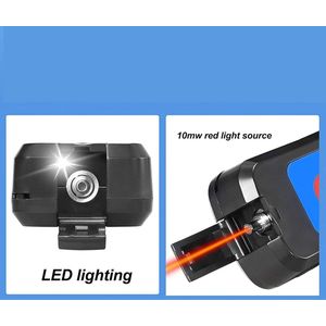 Live Fiber Identifier - VFL Power Meter 800-1700nm Lichtbron - 10km Bereik - 270Hz 1KHz 2KHz - Glasvezeltester Fiber Detector - Fiber Traffic Identifier Geluid Prompt