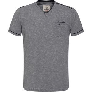 Gabbiano T-shirt T Shirt Jacquard Met V Hals 154538 301 Navy Mannen Maat - M