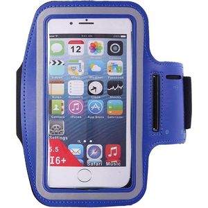 Hardloop Armband Telefoon | Geschikt voor Samsung Galaxy A13 / A14 / A15 4G & 5G | Hardloop Armband | Sport Hardloopband | Hardloop Telefoonhouder | Donker blauw