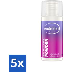 Andrélon - Pink - Big Volume - Stylingpoeder - Bulkverpakking - 5 stuks