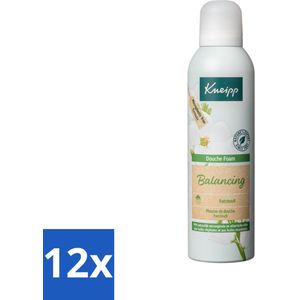 Kneipp - Douche foam - Balancing - Patchouli - 200 ml - Voordeelverpakking - 12 stuks