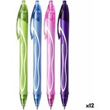 Gelpen Bic Gel-Ocity Quick Dry 4 Colours 12 Stuks