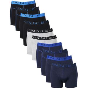 Vinnie-G Boxershorts Voordeelpakket - 10 stuks - Black/Forest Green - Maat S - Heren Onderbroeken - Geen irritante Labels - Katoen heren ondergoed