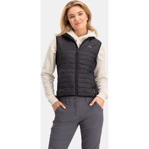 NOMAD® Bodywarmer Vrouwen | Maat L | Zwart | Outdoor Bodywarmer Waterafstotend | Zakken met rits