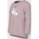 Top - Glitterprint - Jersey - Lange Mouwen - O-hals - Kind