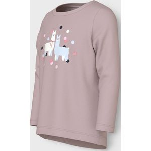 Top - Glitterprint - Jersey - Lange Mouwen - O-hals - Kind