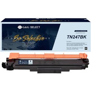 G&G - Toner - Compatibel - Zwart - Voor Brother TN-247