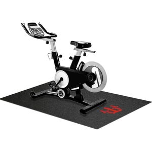 Oefenapparatuur Mat - Hoge Dichtheid Loopband Mat voor Gym - Compatibel met Peloton Original Bike - Stationary Bike - Tapijt Bescherming - Hardhouten Vloer - 36 ""x 72""x6mm (30""x60"")