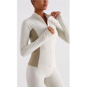 Sportvest - hardloopvest - work-out vest- running vest - wandelkleding - yoga vest - dry fit vest - Vest wit - Extra Small - XS/S