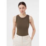 COMMA Gebreide top  ombergrijs