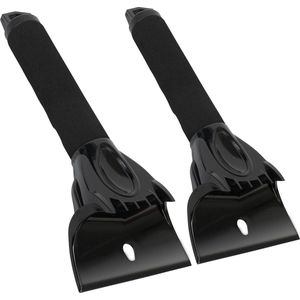 2 stuks IJskrabber - lange handgreep auto-ijsschraper - anti-kras - efficiënt schrapen vorst en ijs - autodeicer - set van 95 inch