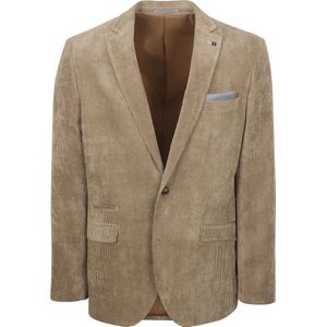 Suitable - Heleen - Colbert - Beige - Ribstructuur - Heren
