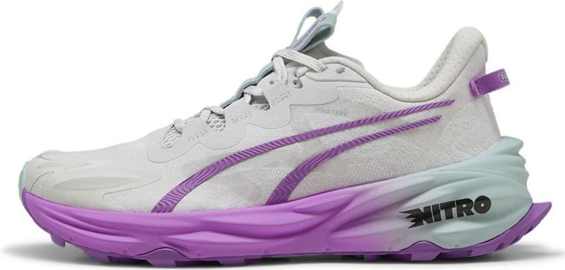 PUMA - Fast-Trac NITRO 3 - Hardloopschoenen - Grijs - Gerecycled Materiaal