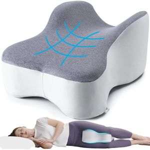 Good4You Kniekussen Voor in Bed - Zijslaapkussen - Beenkussen - Schootkussen - Orthopedisch - Voor Zijslapers