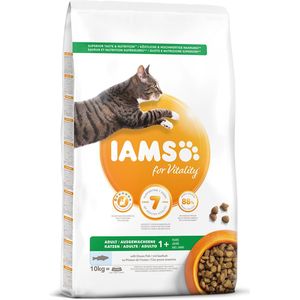 Iams Cat Adult - Vis - Kattenvoer - 10 kg