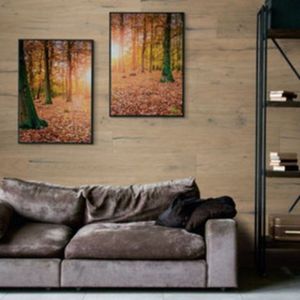 Grosfillex 9 st Wandpaneel Accent 15,4x120 cm Sherwood