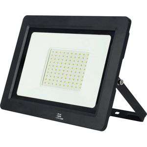 LED Bouwlamp 100 Watt - LED Schijnwerper - Alsa - Helder/Koud Wit 6400K - Waterdicht IP65