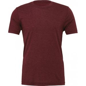 Bella+Canvas Unisex Triblend Crew Neck T-Shirt CV3413 - Maroon Triblend (Heather) - XL
