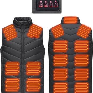 Lichtgewicht Elektrisch Verwarmd Vest voor Heren en Dames - Oplaadbaar Waterdicht Verwarmingsvest voor Buitenactiviteiten