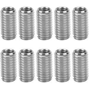 10 stuks Variabele diameters Roestvrijstalen draadinzetstukken - draadreparatie-inbrenging