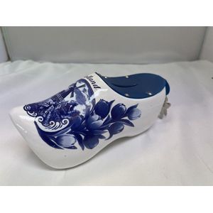 Ik hou van Holland klomp Delftsblauw met molen en tulpen met spaarfunctie