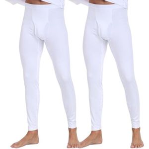 Set van 2 thermische onderbroeken voor heren - Lange winter, warm, fleece