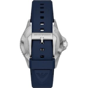 Emporio Armani Diver AR11592 Horloge - Siliconen - Blauw - Ø 42 mm
