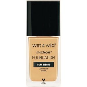 Wet 'n Wild - Photo Focus Dewy - Foundation - 366C Buff Bisque - VEGAN - Light Medium Neutral - 30 ml