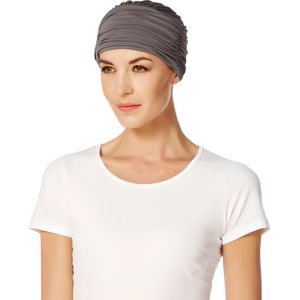 Christine Headwear - Zen Turban - Paars/Taupe - Bamboo - Chemomutsje / Sjaaltje