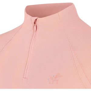 Kentucky Horsewear - Paardrijshirt Sammy – Trainingsshirt meisje – Lange mouw – Old rose – Maat 120