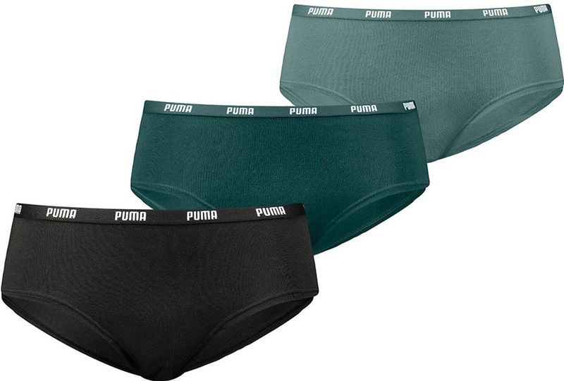 Puma - 3-Pack - Hipsters - Zwart - Katoen