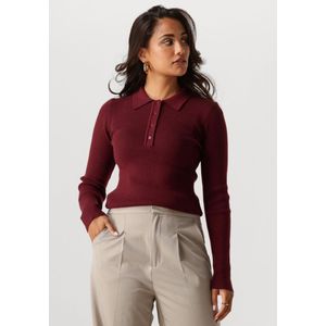 Notre-V Nv-genny Truien & vesten Dames - Sweater - Hoodie - Vest- Bordeaux - Maat XXL