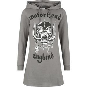 Motörhead England Dames Medium-lengte jurk - grijs - XS