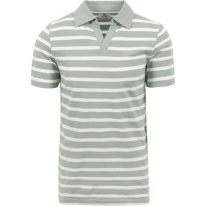Suitable - Prestige Mas Polo Groen - Modern-fit - Heren Poloshirt Maat L