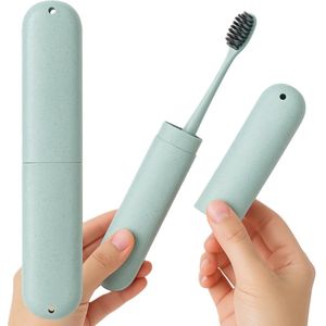 Tandenborstel Reis Koker I Tandenborstelhouder I Tandenborstel Hoes I Tandenborstel Opbergen I Blauw