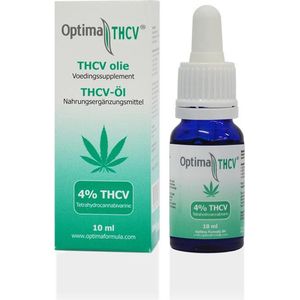 THCV olie 4%, Optima Formula, 100% zuivere THCV olie, 10ml, Tetrahydrocannabivarin