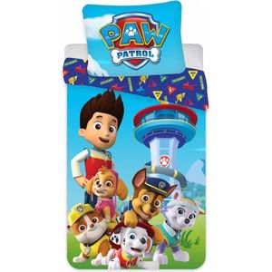 Paw Patrol dekbedovertrek Squad  140 x 200 cm - 70 x 90 cm - Polyester