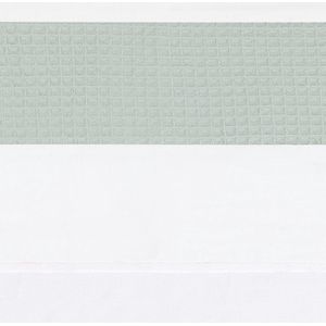 BINK Bedding Ledikantlaken Wafel (Pique) olijf 100 x 150 cm