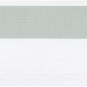 BINK Bedding Ledikantlaken Wafel (Pique) olijf 100 x 150 cm