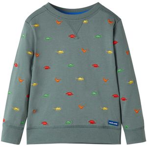 Kindertrui - Kakikleurig - Gebreide Trui - Jongens