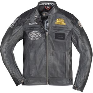 HolyFreedom Level Zwart Leren Motorjas - Maat XL - Jas
