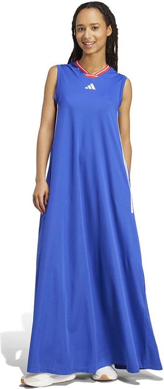 ADIDAS - Tiro Q2 - Sportjurk - Royal Blue/Oranje/Wit - Mouwloos - Gerecycled Materiaal